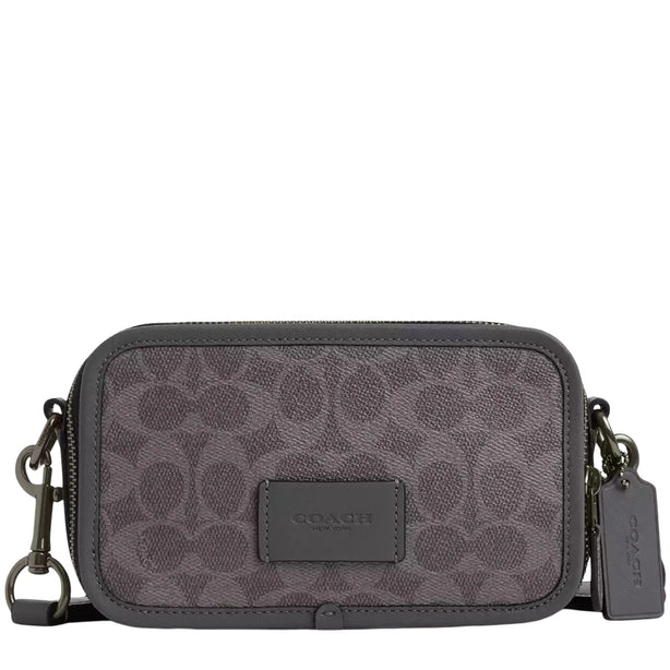Coach Wyatt Crossbody Bag In Signature Canvas - Grey/ Charcoal CW365