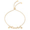 Coach Script Heart Slider Bracelet - Gold CAD53