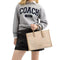Coach Maggie Tote Bag In Colorblock - Dark Natural Multi CAK59