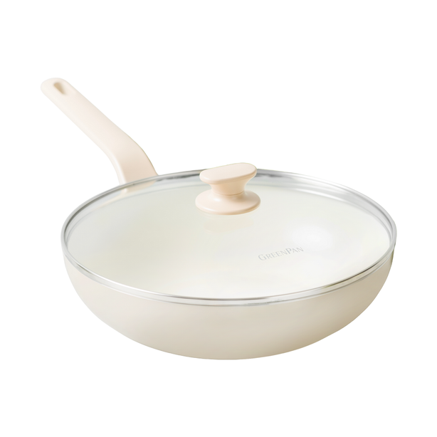 Greenpan Essence 28cm Wok with Lid