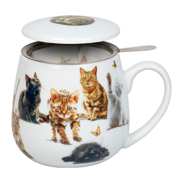 Könitz Snuggle mug, sieve and cover Furry Little Paws