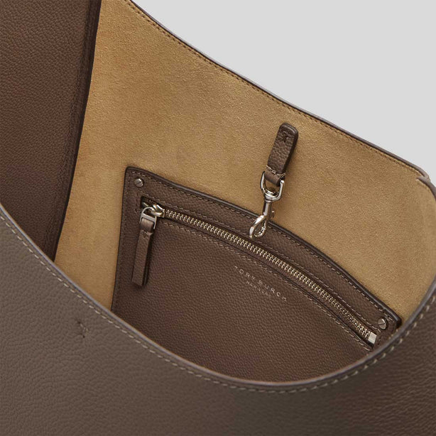 TORY BURCH Romy Hobo Shoulder Bag Wild Mushroom RS-170964