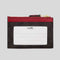 COACH Mini Skinny ID Case In Signature Canvas Walnut/True Red RS-CW870