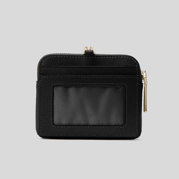 KATE SPADE Carter Nylon Card Case Lanyard Black RS-KL878