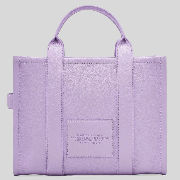 MARC JACOBS The Leather Medium Tote Bag Wisteria RS-H004L01PF21