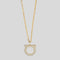 FERRAGAMO Crystals Necklace Gold Color RS-696654