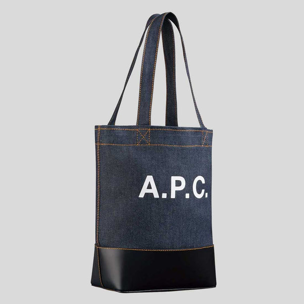 A.P.C. Axel Unisex Tote Bag Dark Navy RS-CODDP-M61444