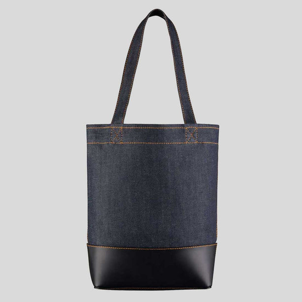 A.P.C. Axel Unisex Tote Bag Dark Navy RS-CODDP-M61444