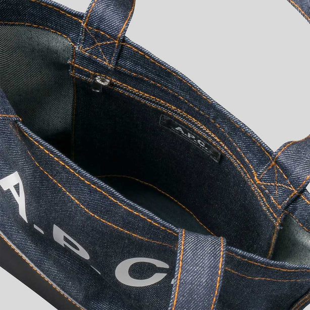 A.P.C. Axel Unisex Tote Bag Dark Navy RS-CODDP-M61444