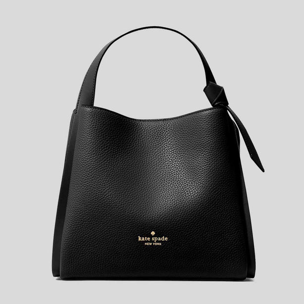 KATE SPADE Knott Convertible Carryall Tote Black RS-KM666