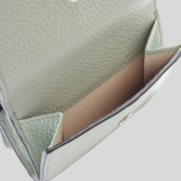 CHLOE Alphabet Mini Trifold Wallet Sea Grass RS-CHC21WP946F57