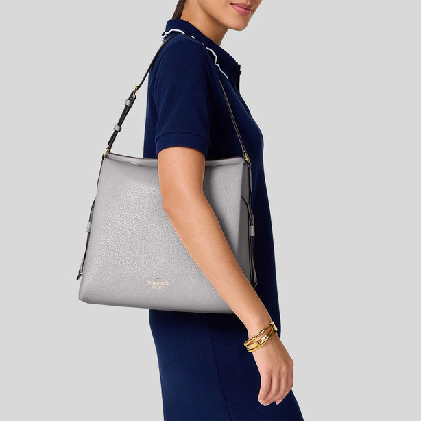 KATE SPADE Dumpling Large Shoulder Bag Mountain Grey RS-KL013