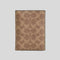 COACH Passport Card Case In Signature Canvas Tan/Black RS-CW170