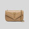 SAINT LAURENT YSL Loulou Mini Chain Bag In Quilted Lambskin Beige RS-821749AAEAX