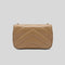 SAINT LAURENT YSL Loulou Mini Chain Bag In Quilted Lambskin Beige RS-821749AAEAX