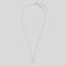 FERRAGAMO Crystals Necklace Silver Color RS-696655