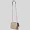TORY BURCH Small Kira Diamond Quilt Convertible Shoulder Bag Taupe Oak RS-154706