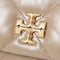 TORY BURCH Small Kira Diamond Quilt Convertible Shoulder Bag Taupe Oak RS-154706