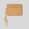 CHLOE Charms Card Holder In Grained Leather Biscotti Beige RS-CH25AP977Q12268