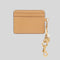 CHLOE Charms Card Holder In Grained Leather Biscotti Beige RS-CH25AP977Q12268