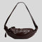 LEMAIRE Small Soft Croissant Bag Paper Leather Dark Chocolate RS-BG0092LL0028