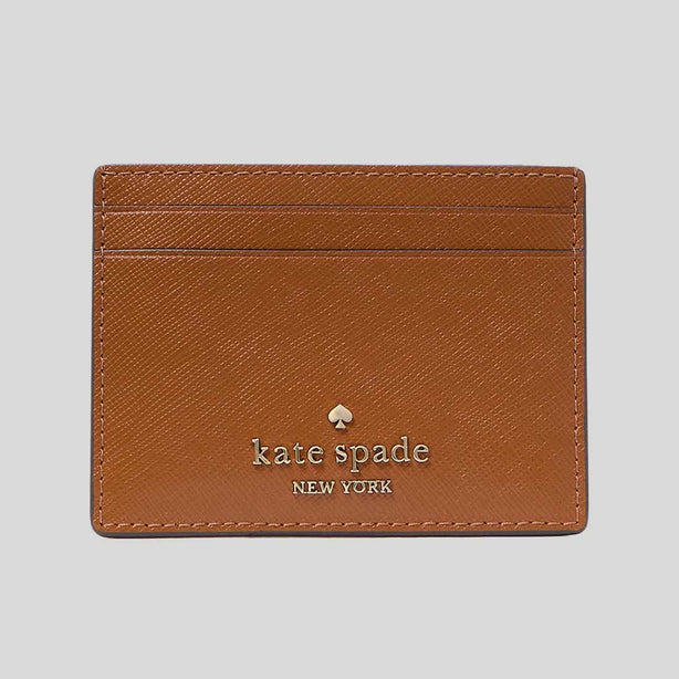KATE SPADE Madison Small Slim Card Holder Cavern Clay RS-KI368