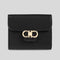 FERRAGAMO Gancini Compact Wallet Black RS-785777