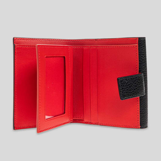 FERRAGAMO Gancini Compact Wallet Black RS-785777