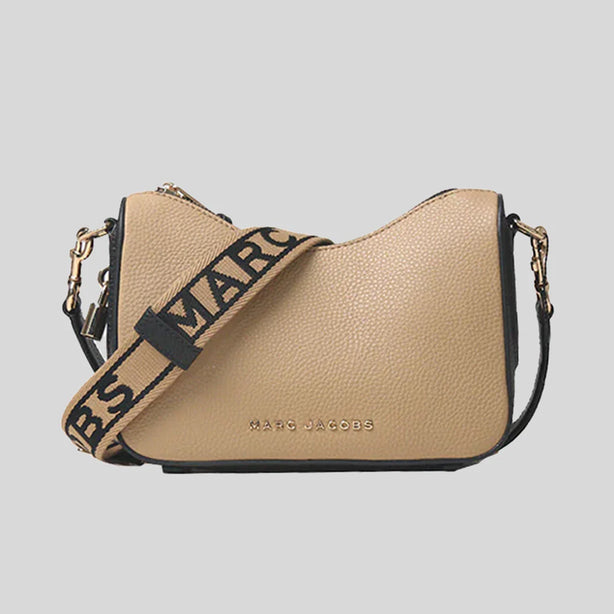 MARC JACOBS Drifter Small Convertible Leather Shoulder Bag Iced Coffee/Black RS-4P4HSH015H01
