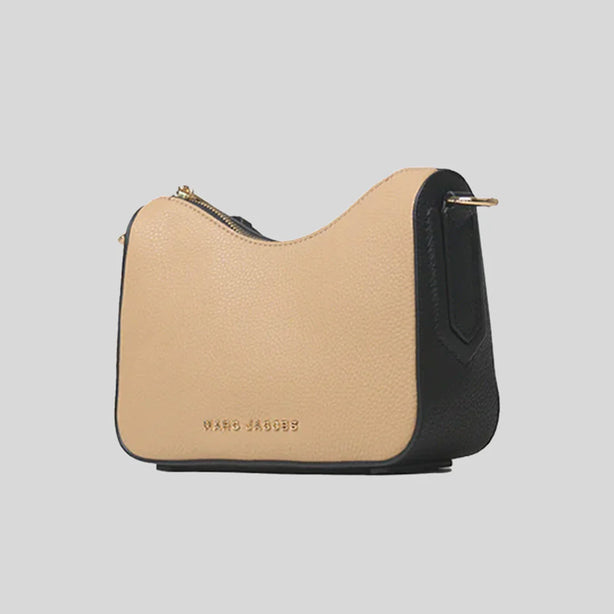 MARC JACOBS Drifter Small Convertible Leather Shoulder Bag Iced Coffee/Black RS-4P4HSH015H01