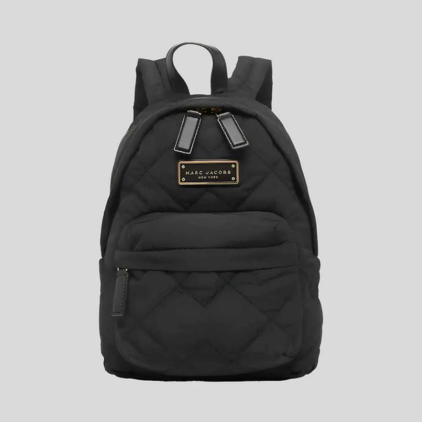 MARC JACOBS Nylon Quilted Mini Backpack Black RS-M0016679