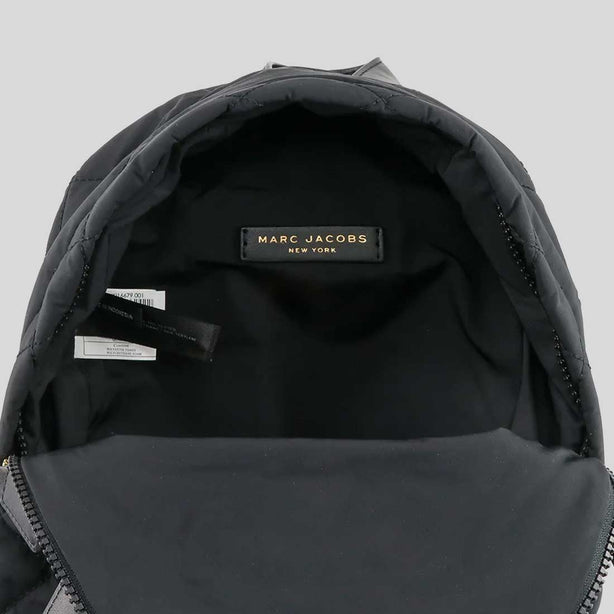 MARC JACOBS Nylon Quilted Mini Backpack Black RS-M0016679