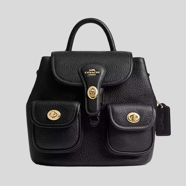 COACH Hadley Backpack Black RS-CBH09