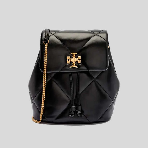 TORY BURCH Kira Diamond Quilt Mini Backpack Black RS-170485