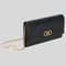 FERRAGAMO Gancini Wallet With Chain Black RS-0770374