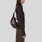 LEMAIRE Small Croissant Bag Coated Cotton Chocolate Fondant RS-BG0003LF1329