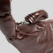 LEMAIRE Small Croissant Bag Coated Cotton Chocolate Fondant RS-BG0003LF1329