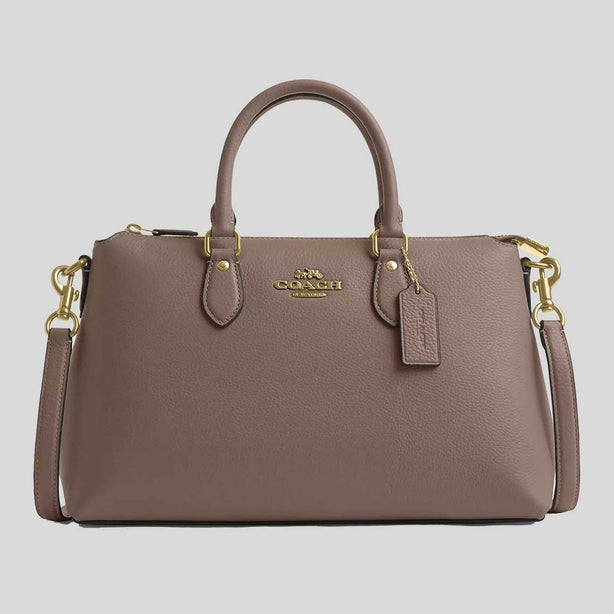 COACH Georgia Satchel Bag Dark Stone RS-CR156