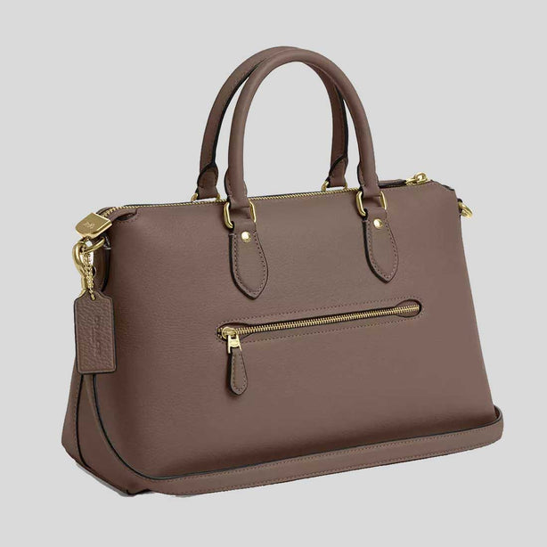 COACH Georgia Satchel Bag Dark Stone RS-CR156