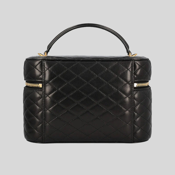 SAINT LAURENT YSL Gaby Vanity Bag In Lambskin Black RS-7667311EL07