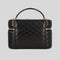 SAINT LAURENT YSL Gaby Vanity Bag In Lambskin Black RS-7667311EL07