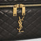 SAINT LAURENT YSL Gaby Vanity Bag In Lambskin Black RS-7667311EL07