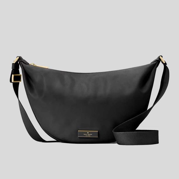 KATE SPADE Carter Nylon Medium Sling Bag Black RS-KL966