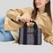COACH Smith Tote Bag 24 In Signature Jacquard Navy/Midnight Navy RS-CAR78
