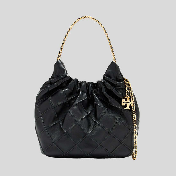 TORY BURCH Mini Fleming Drawstring Bag Black RS-162451