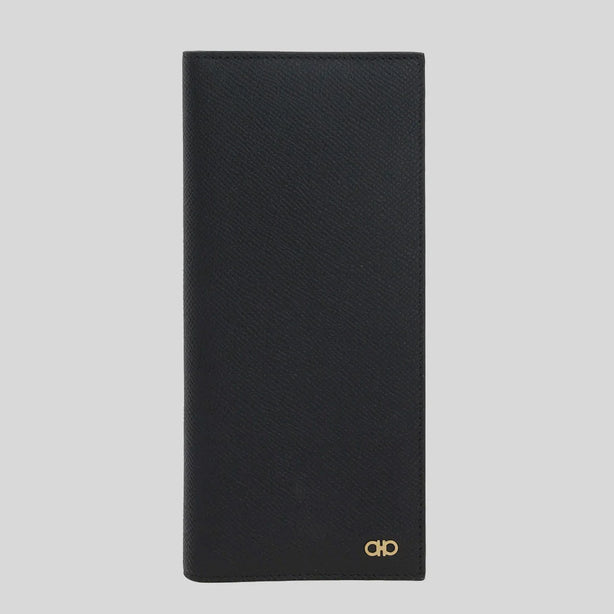 FERRAGAMO Gancini Organizer Wallet Black RS-0775653
