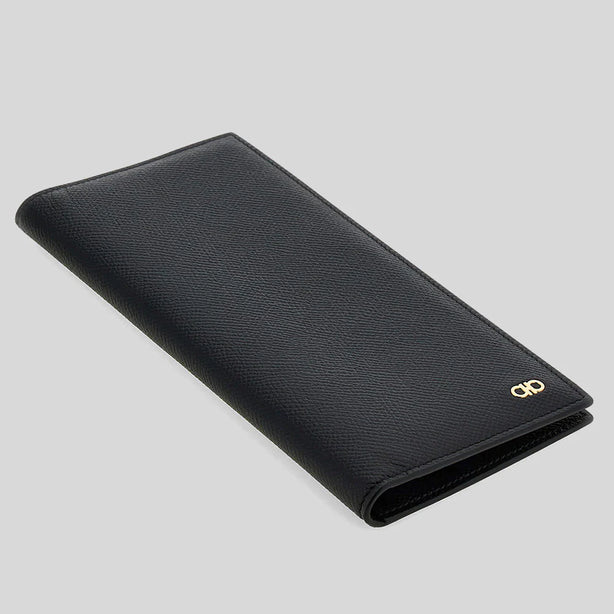 FERRAGAMO Gancini Organizer Wallet Black RS-0775653