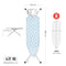 BRABANTIA Ironing Board B, 124x38 cm, Steam Iron Rest