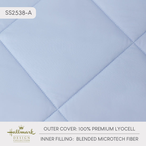 Hallmark Lyocell Comforter Quilt - Sky Blue