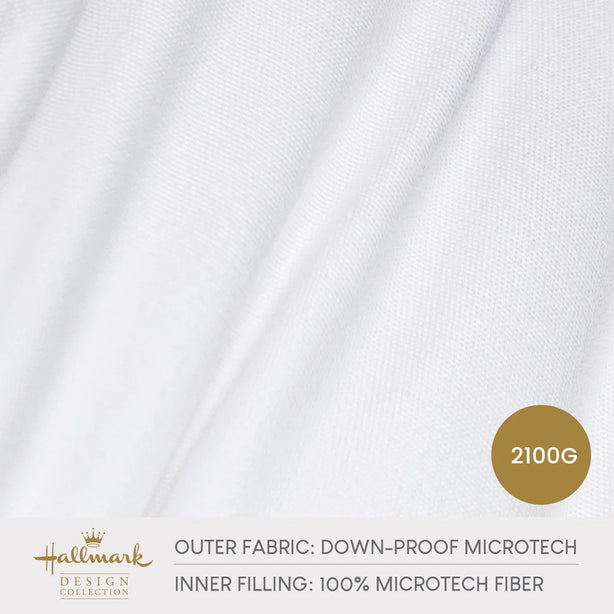 Hallmark 5-Star Hotel Down-Proof Comfy Fiber Bolster